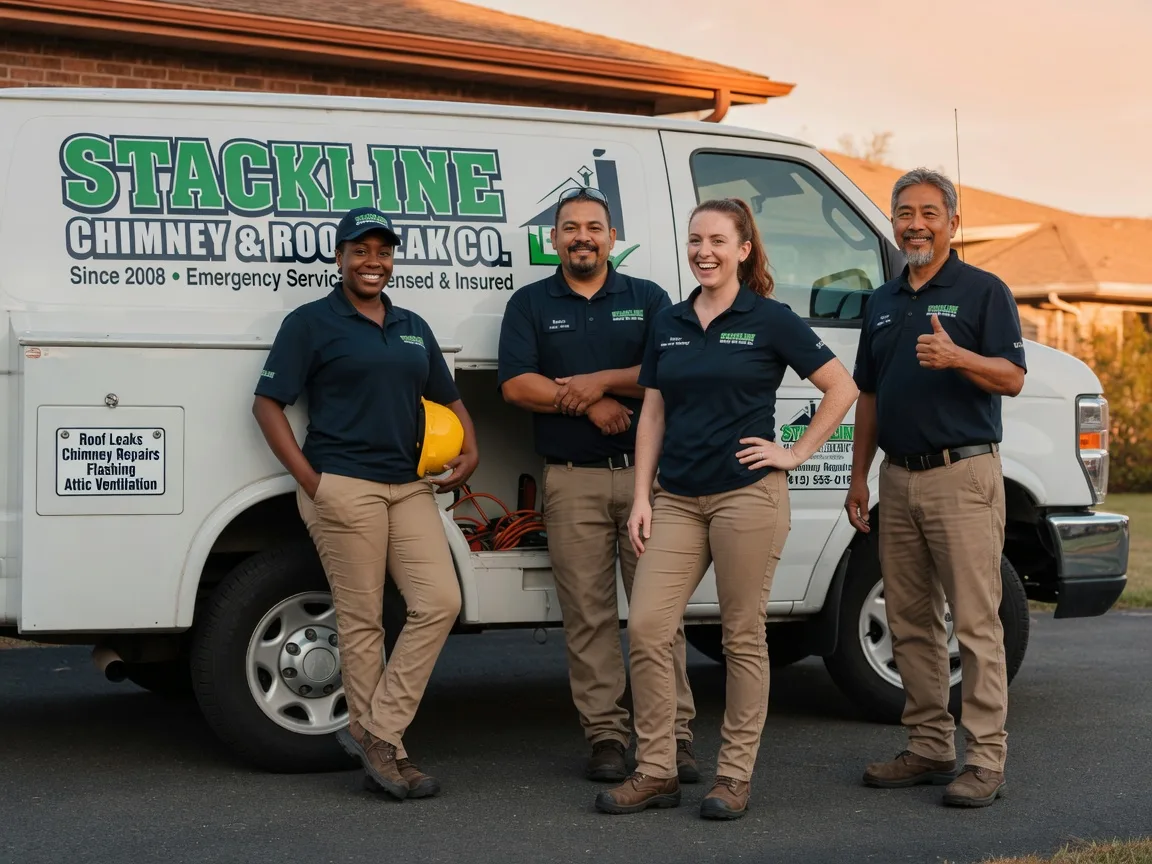 Chimney flashing repair company in Bedford, MA